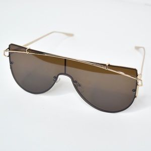 Brown and Gold Sunglasses